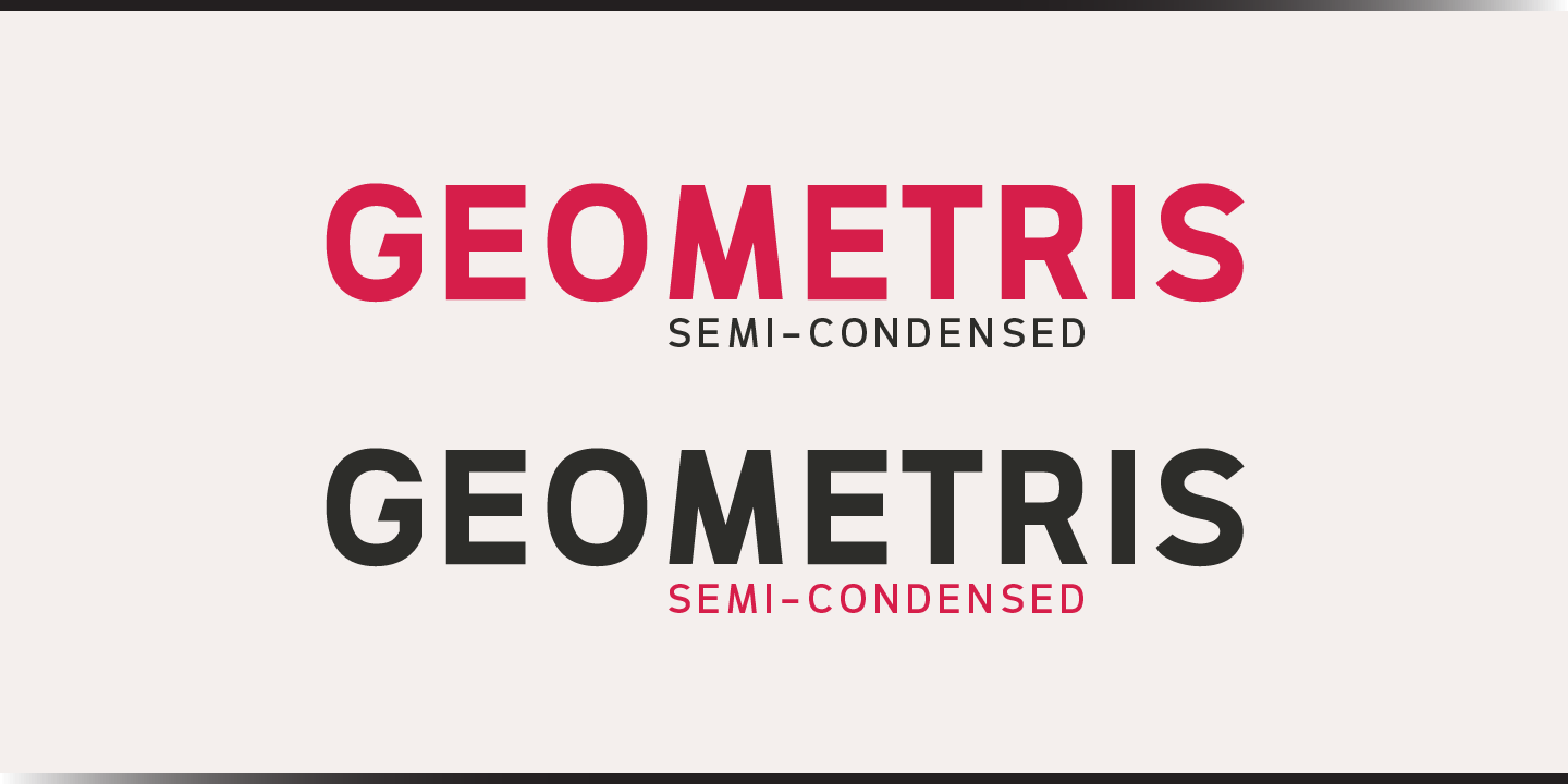 Police Geometris Semi-Condensed